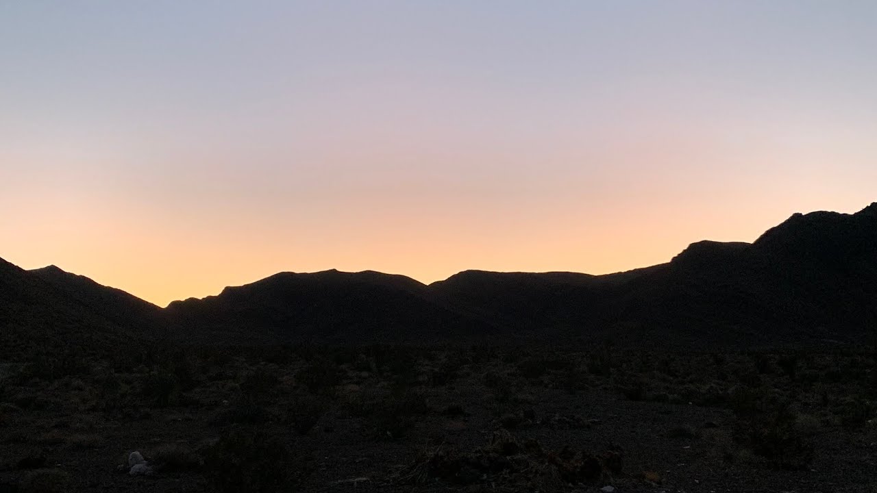 Las Vegas sunset skyline
