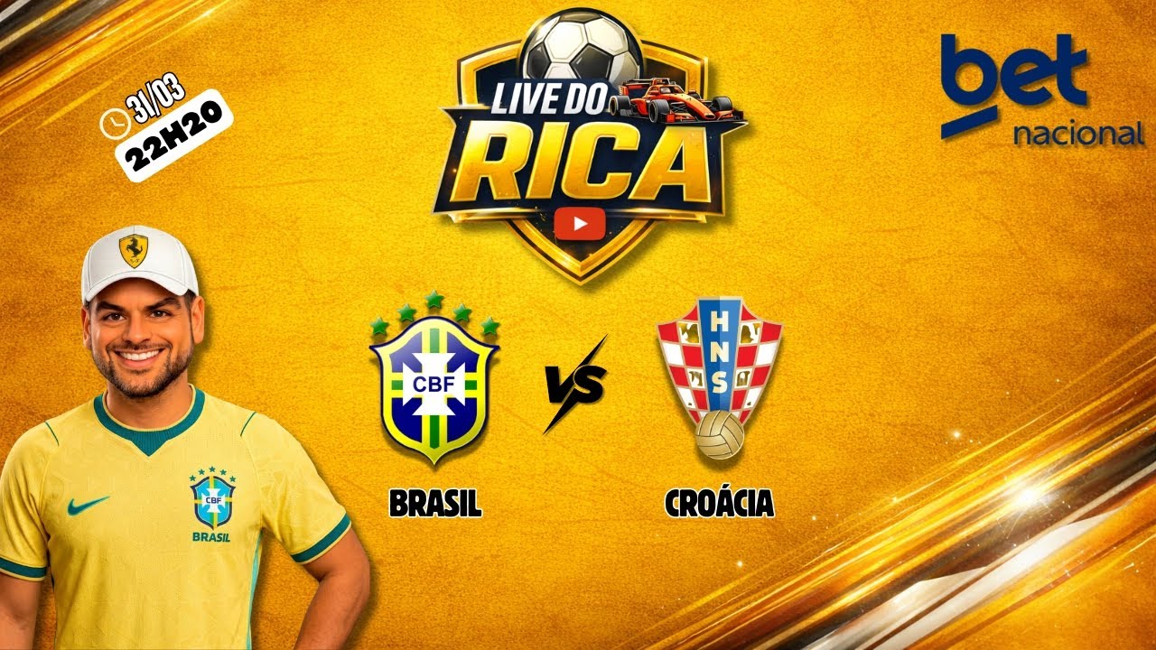 Live p&oacute;s jogo - Brasil x Cro&aacute;cia