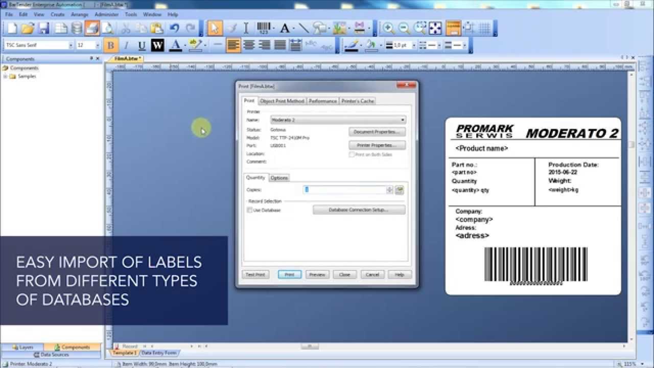 NEW MODERATO - A REAL TIME PRINT&APPLY MACHINE