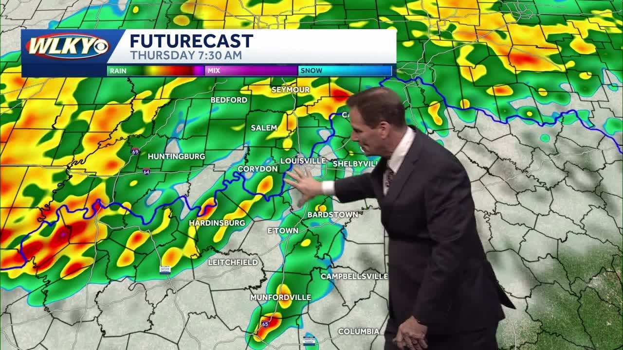Staying unsettled overnight & Thursday