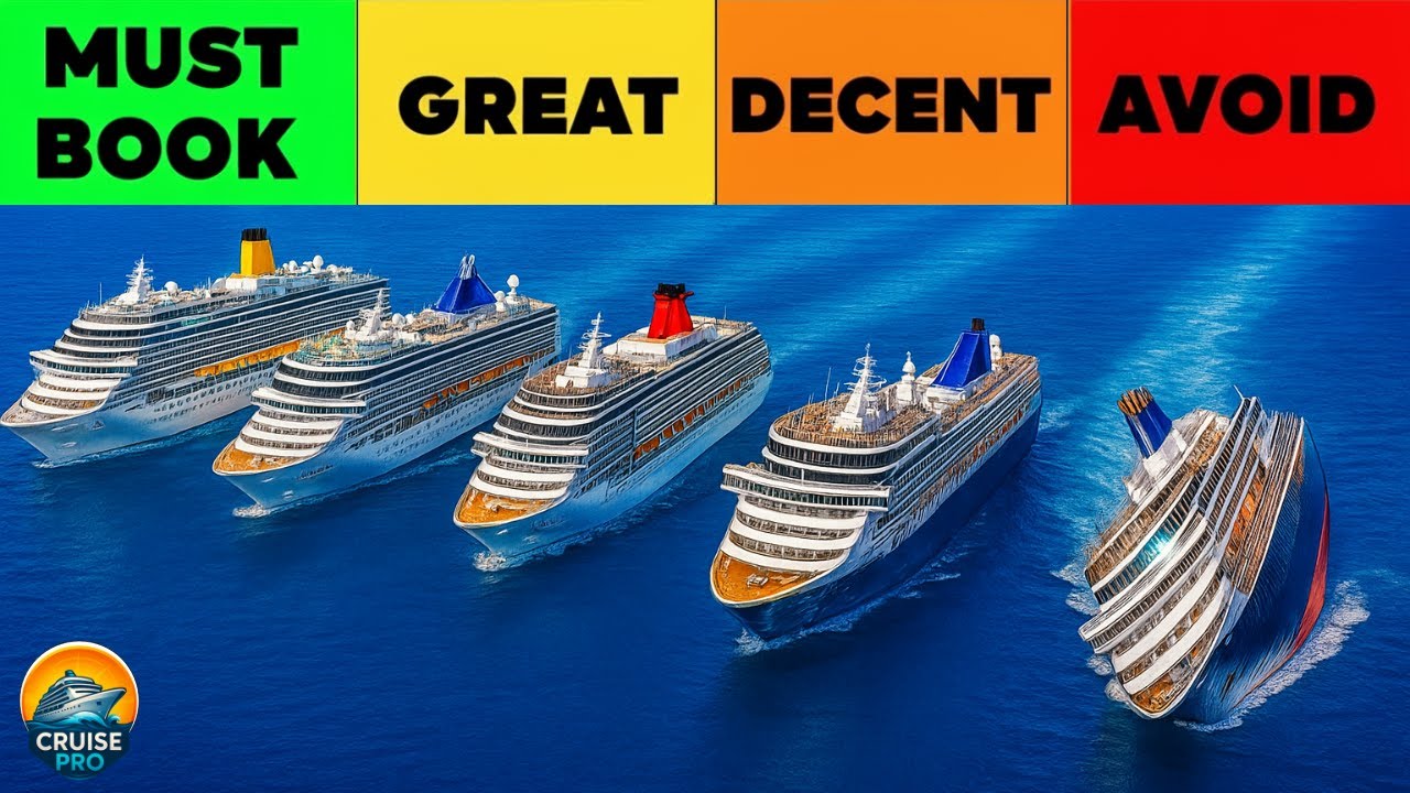 Cruise Captain Ranks Cruise Lines from WORST to BEST