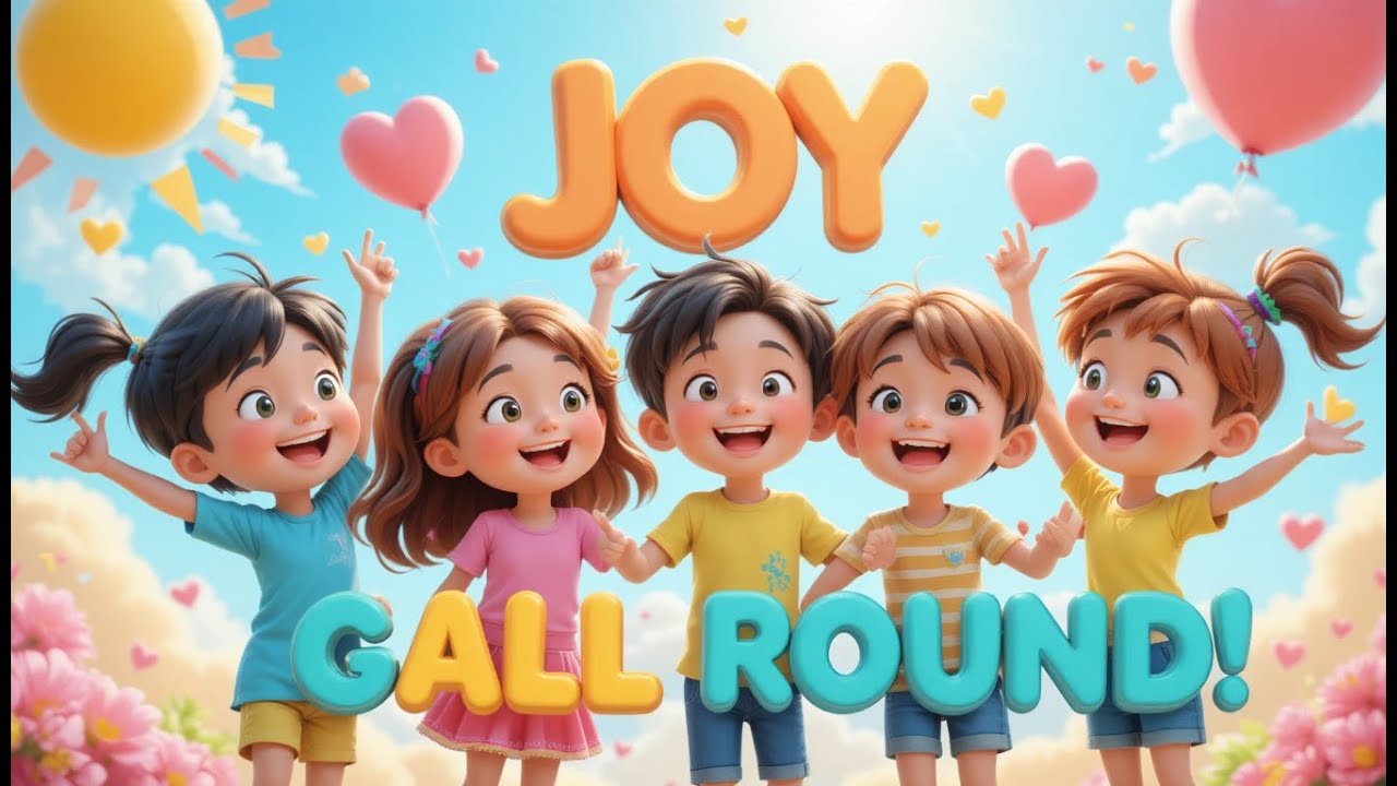 🌈🎶 JOY ALL AROUND | Happy Kids Song & Fun Nursery Rhyme 🎶🌈