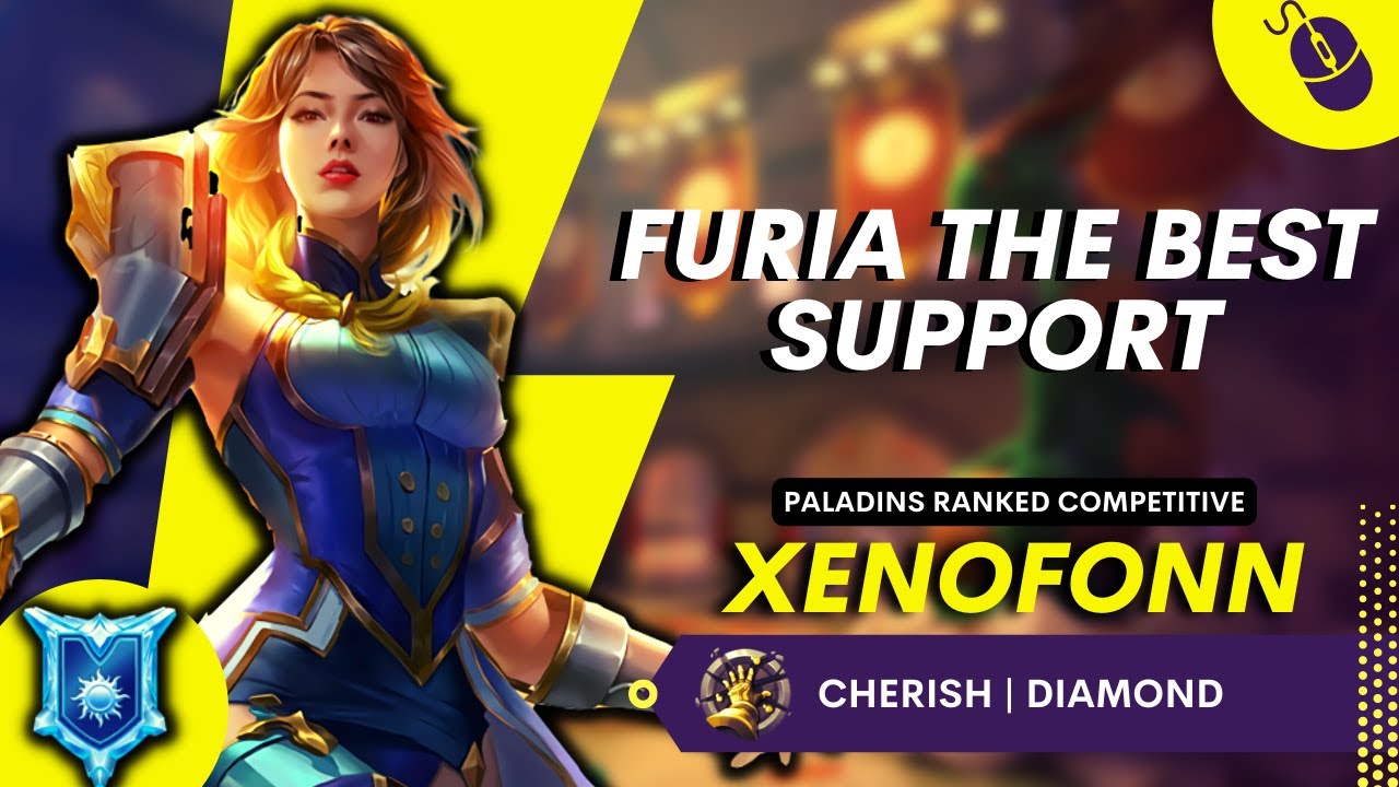Best Support Furia Against Uberspaydy Xenofonn (Diamond) 2022Paladins  Ranked Competitive