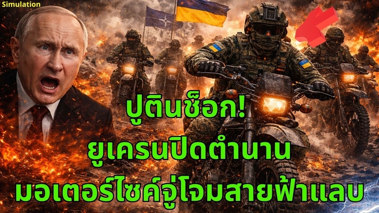 นรกแตก! ทุ่งสังหาร 2026: มอเตอร์ไซค์รัสเซียละลายทั้งกองพัน! | การสร้างใหม่ด้วย AI