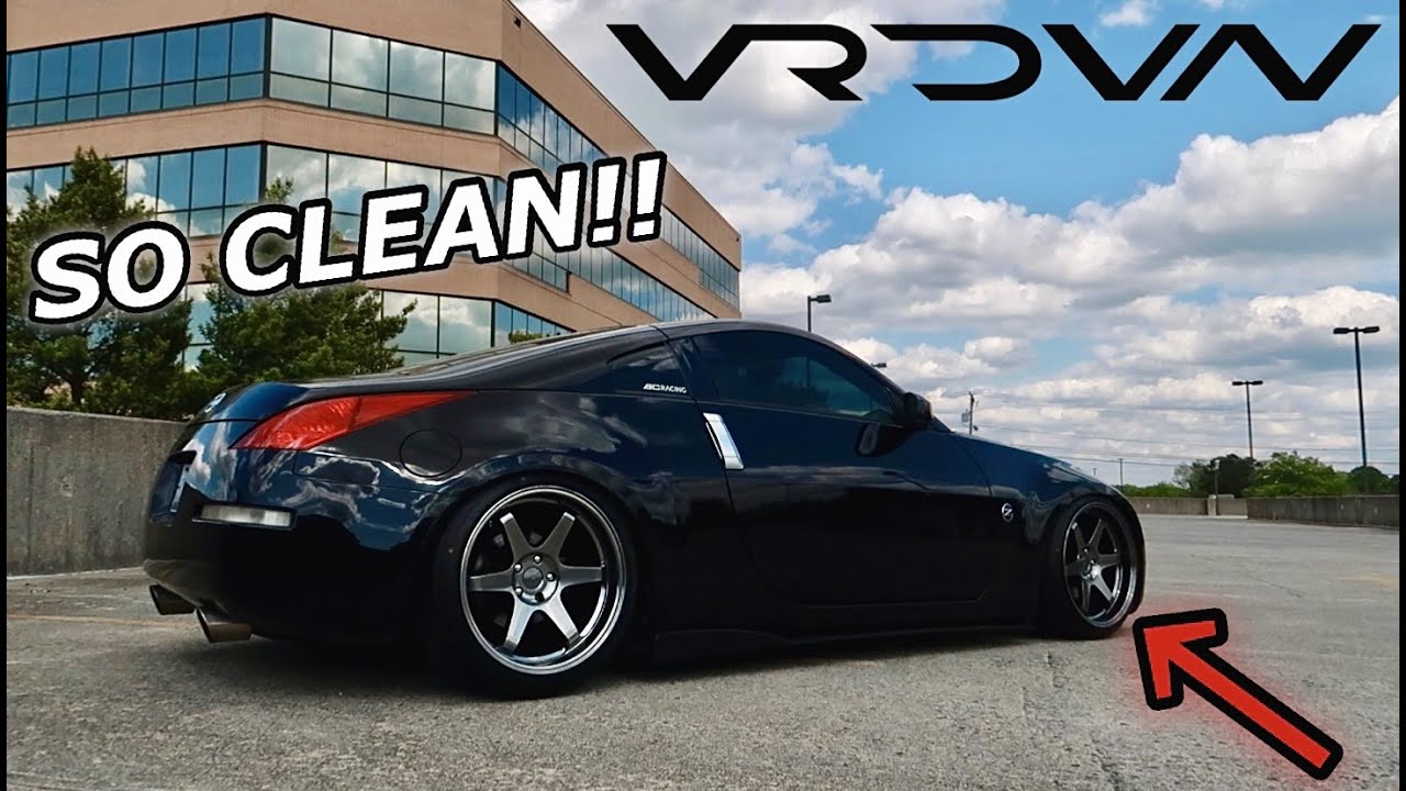 CRAZY NEW WHEELS INSTALLED ON THE 350Z!!