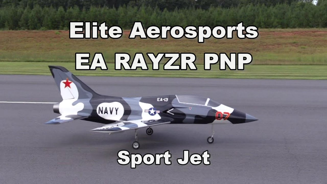 Joe Rafalowski - Elite Aerosports EA RAYZR Sport Jet PNP Maiden Flight - 9-7-2024