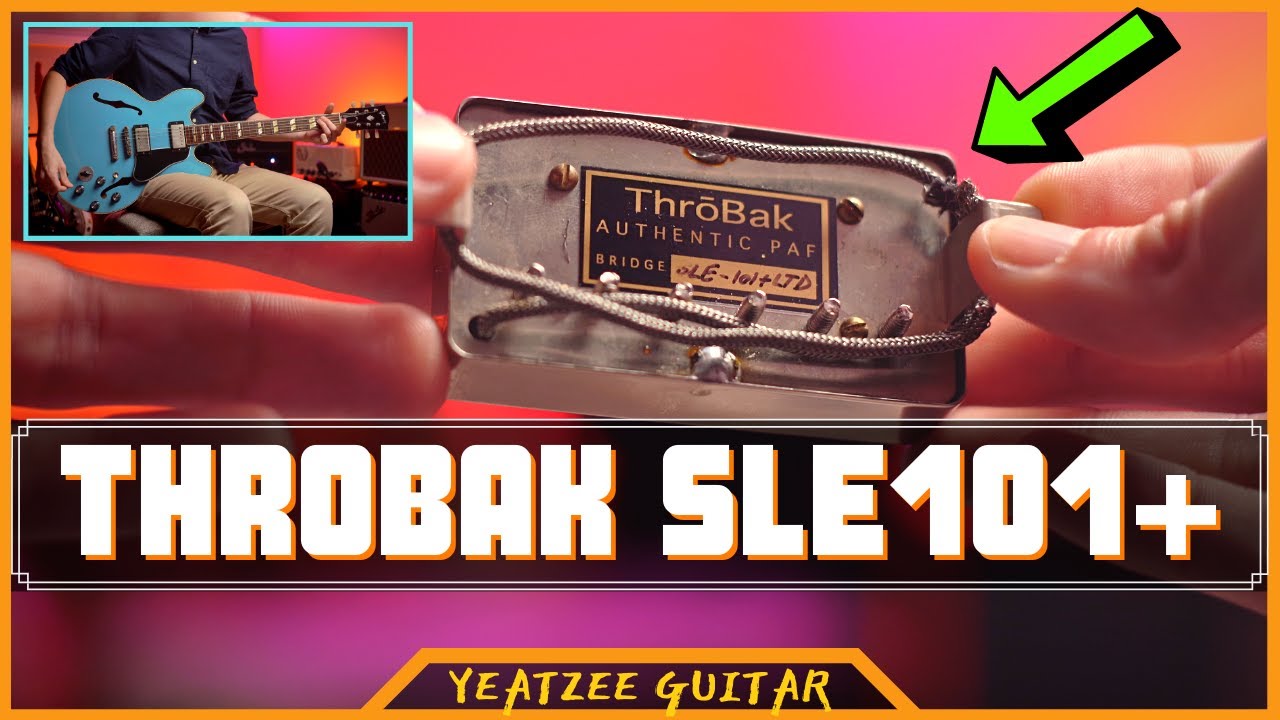 Throbak SLE101+ LTD PAF Pickup Demo [ES345]
