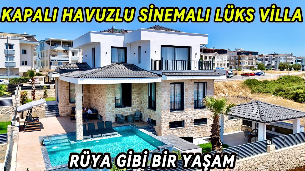 Didimde Bir İlk Daha Kapalı Havuzlu Sinemalı Yerden Isıtmalı Full Eşyalı Ultra Lüks Villa / No:320
