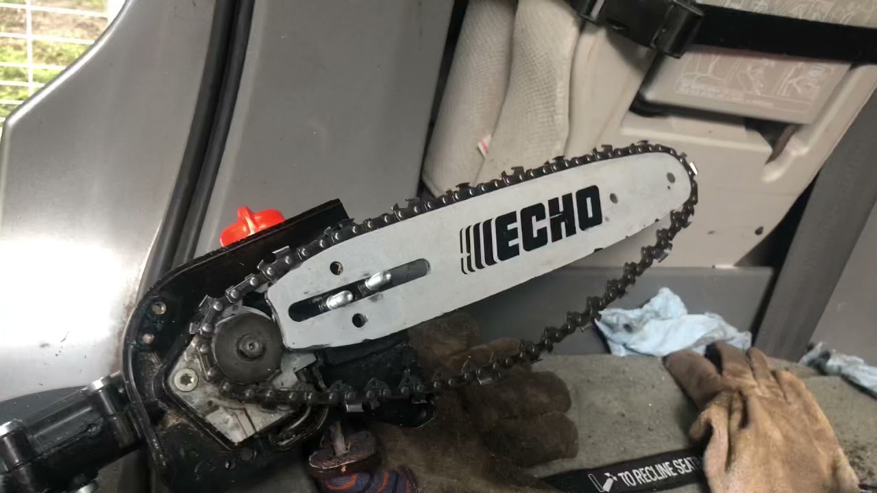 Deep cleaning/ troubleshooting on the Echo pole saw & adjusting pin