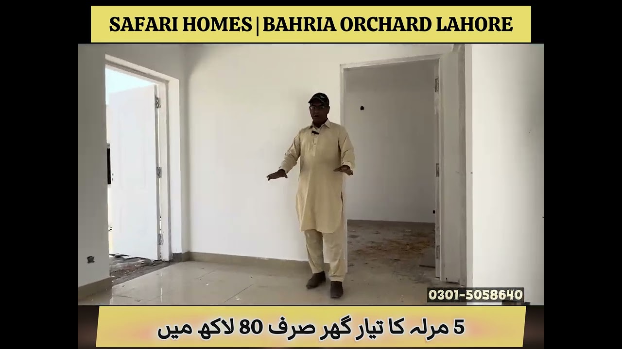 Ready to Move 5 Marla Double-Story Home – Safari Villas, Bahria Orchard Lahore