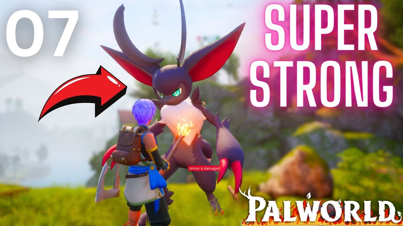 CATCHING A SUPER STRONG DARK TYPE PALMON 🔥| Palworld Hindi Gameplay EP07