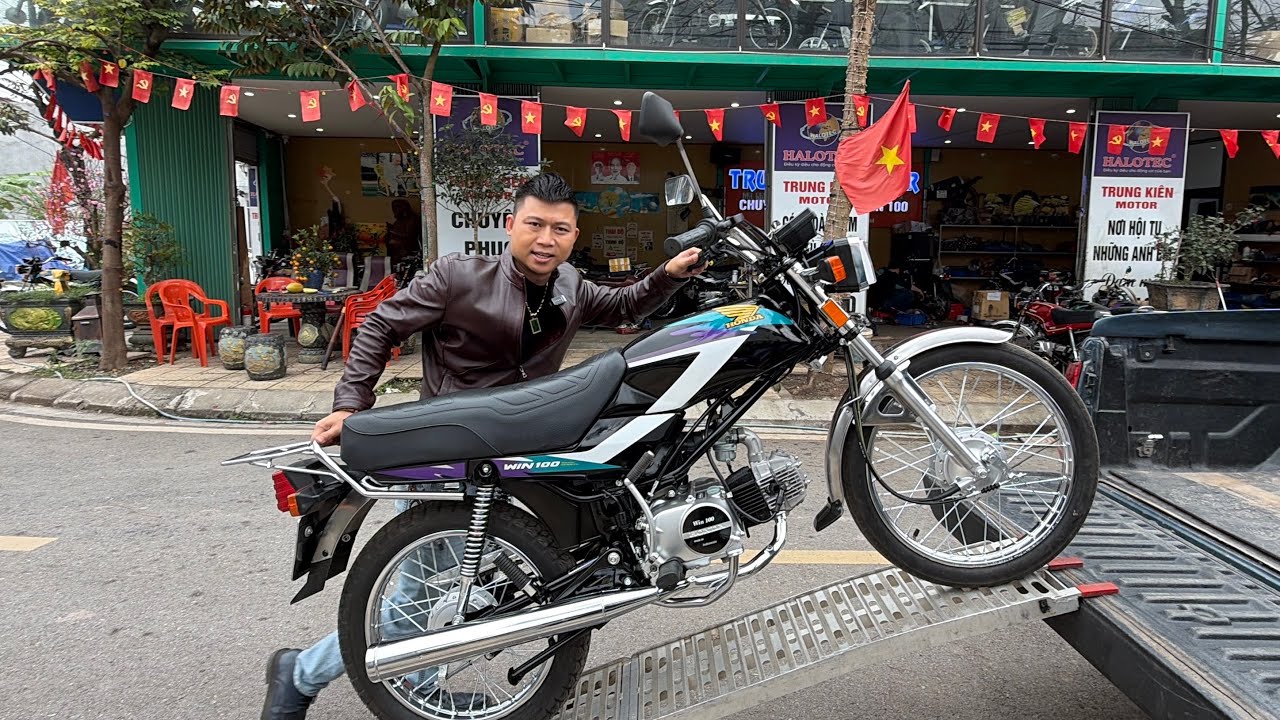Khách chốt win 100 honda phục dựng full mới full lô ae cùng đợi kết em giao tân nhà khách Hải Dương 