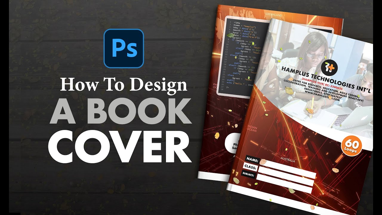 HOW TO DESIGN A BOOK COVER USING PHOTOSHOP