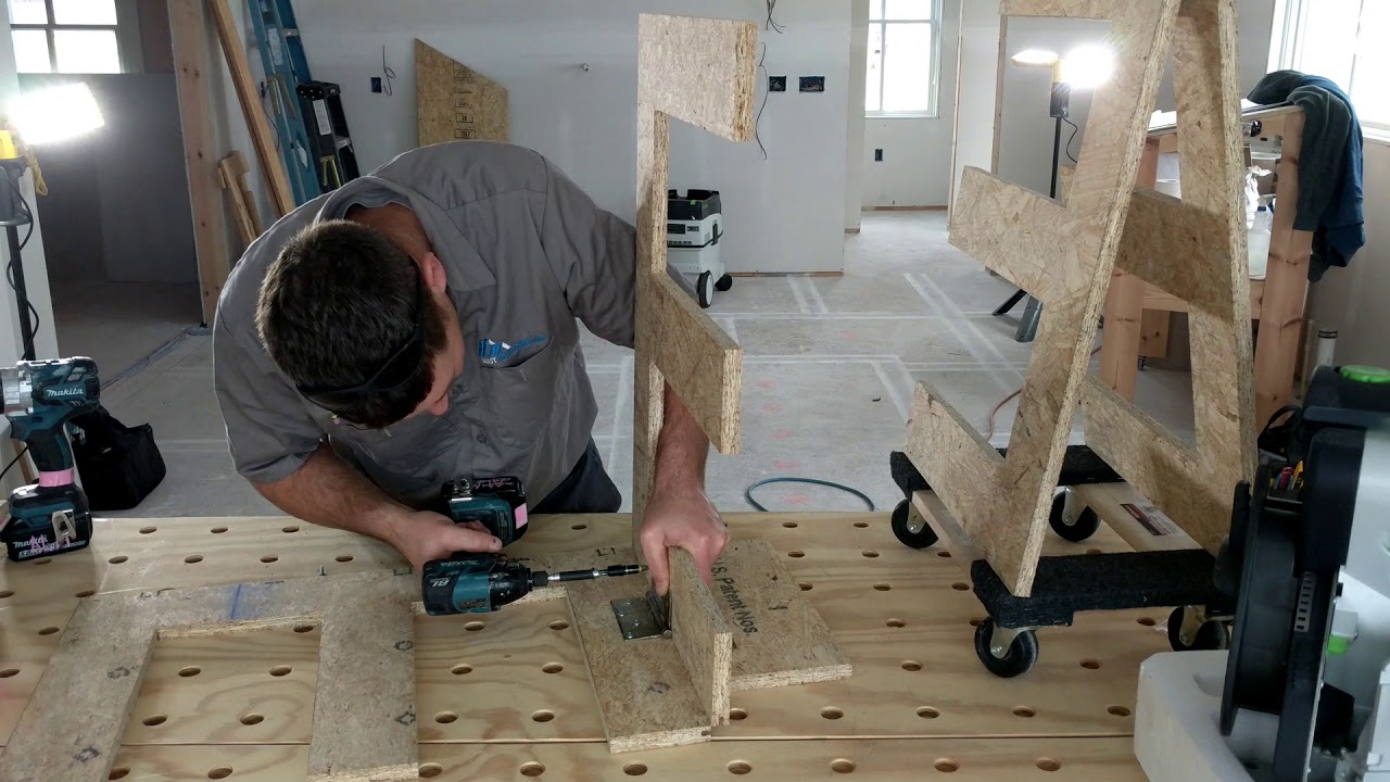 Trim Material Cart/Job site storage