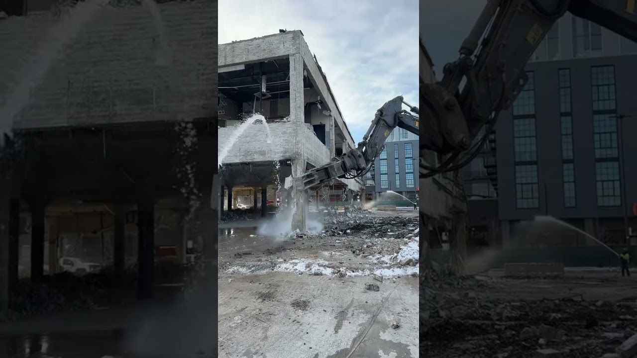 Epic Demolition Moments Caught on Camera!  #funny #automobile #demolition #tower #rocket