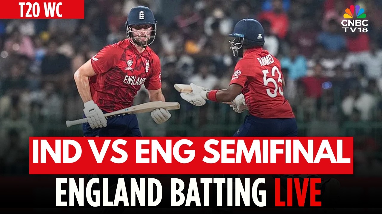 India Vs England T20 WC 2026 Semifinal LIVE | England Batting LIVE From Wankhede | Harry Brook |N18L