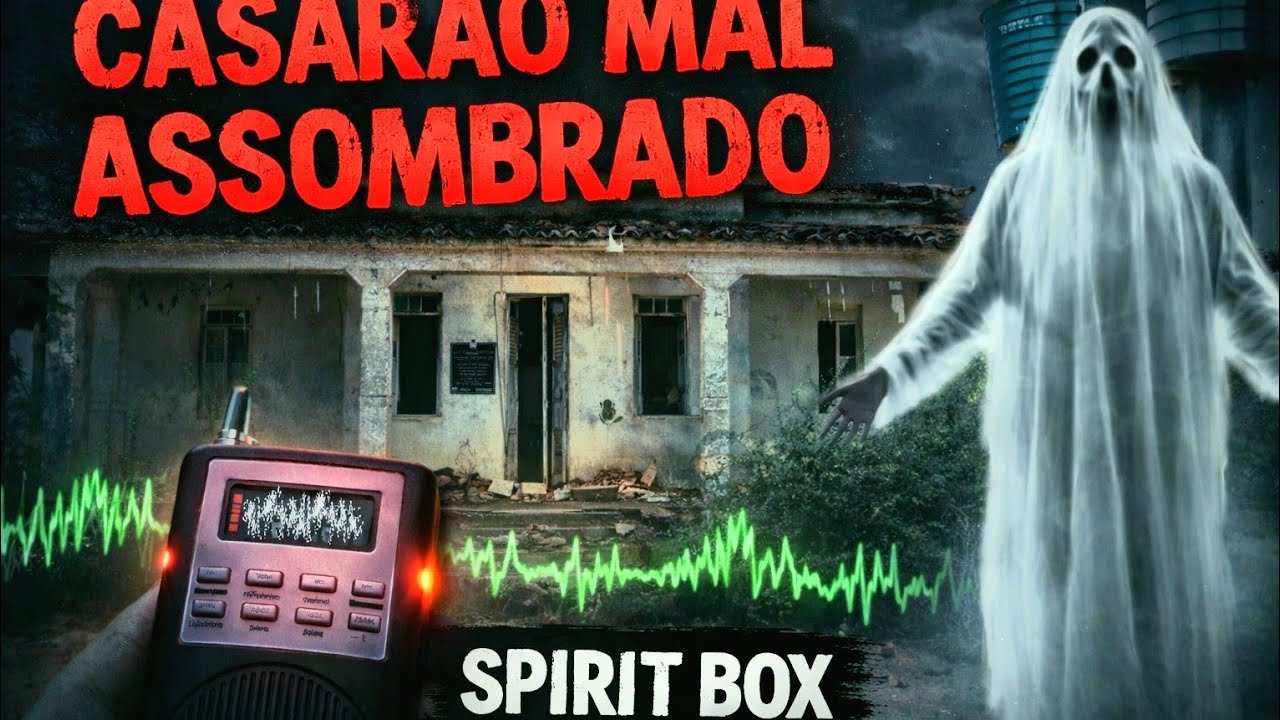 Casarão Mal Assombrado, Falei Com Espíritos 👻 Através Do Spirit Box.