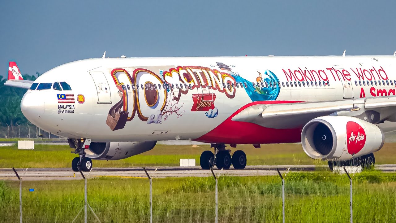 🇲🇾✈️20 Minutes Kuala Lumpur Plane Spotting | B777 A330 B787 A320 B737 A350 B767