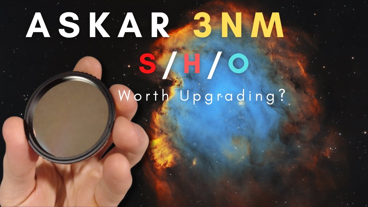 ASKAR ColourMagic 3nm S/H/O Filters - Comparison to 6nm Astronomik's!