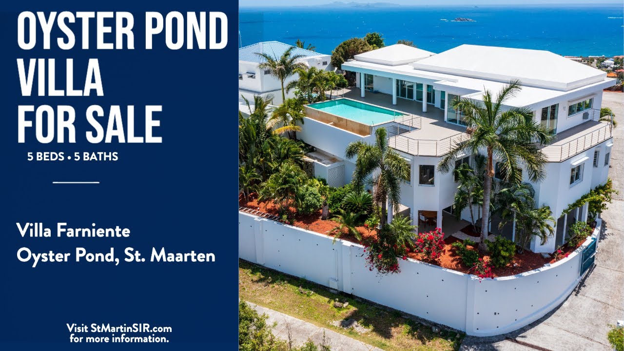 Villa Farniente in Oyster Pond, Sint Maarten for Sale