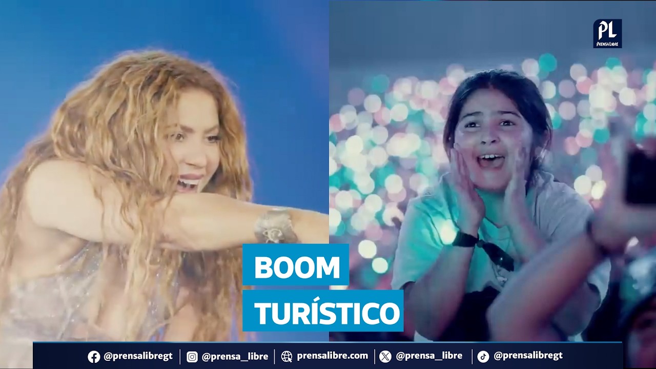 Shakira desata boom turístico en El Salvador: 30 mil guatemaltecos viajarán a sus conciertos