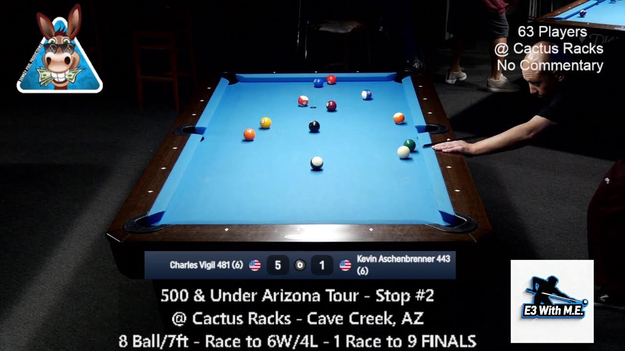 500 & Under Arizona Tour - Stop #2 @ Cactus Racks - Cave Creek, AZ 8 Ball/7ft