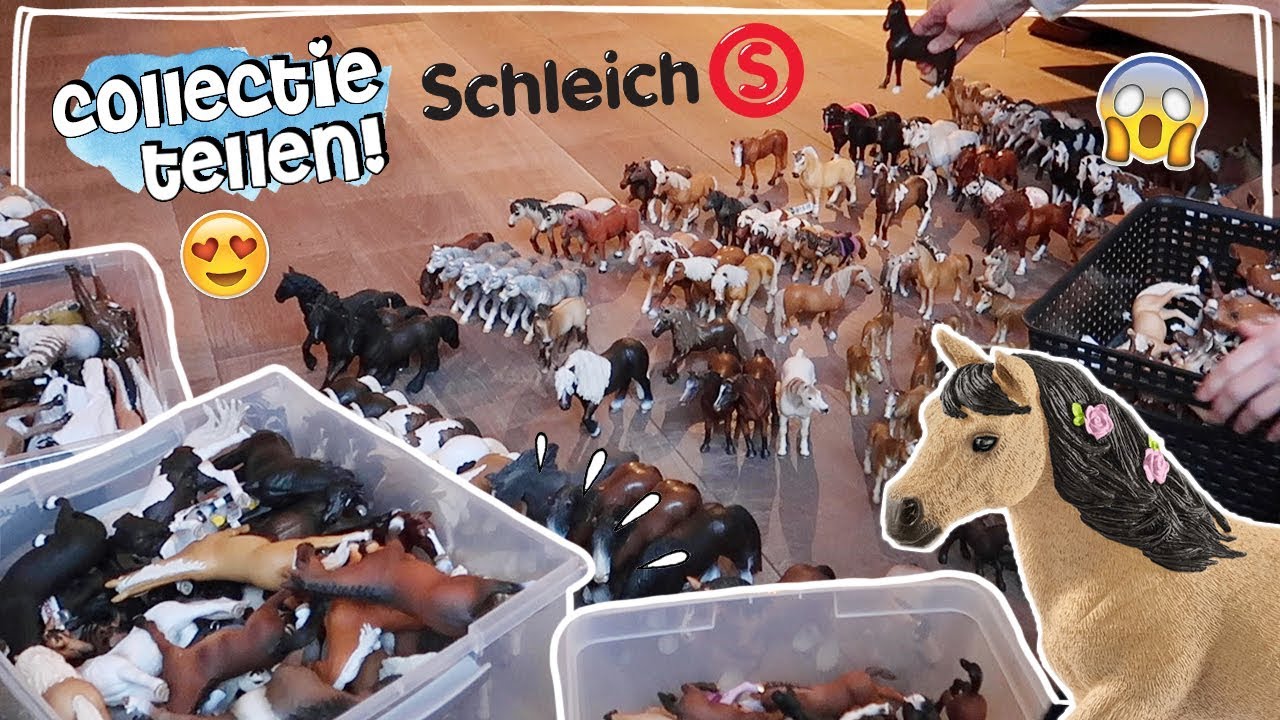 AL MIJN SCHLEICH PAARDEN TELLEN!! - Hoeveel paarden heb ik? 😱| Daphne draaft door