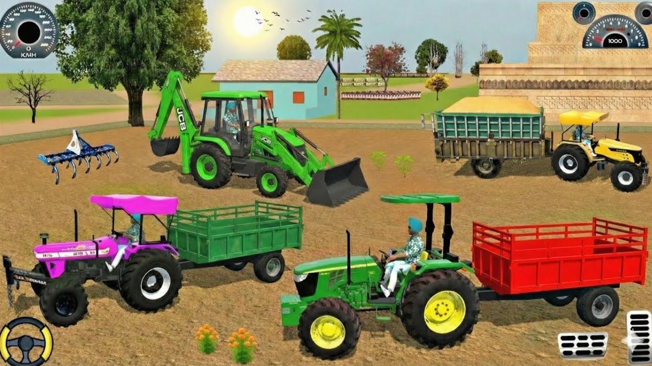 🔴Jcb And Unloaded Stone For Dumper Truck 🚛 In Game Video ll Indian Vihical Simulator 3d Game video