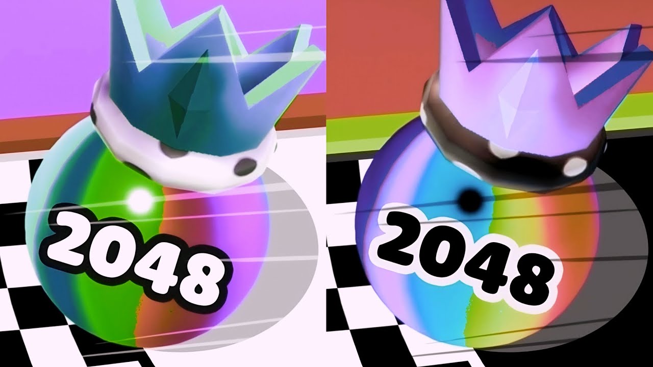 Ball Merge 2048 vs Reverse ball gameplay Colour Run walkthrough , iOS Android New Update part : 2197