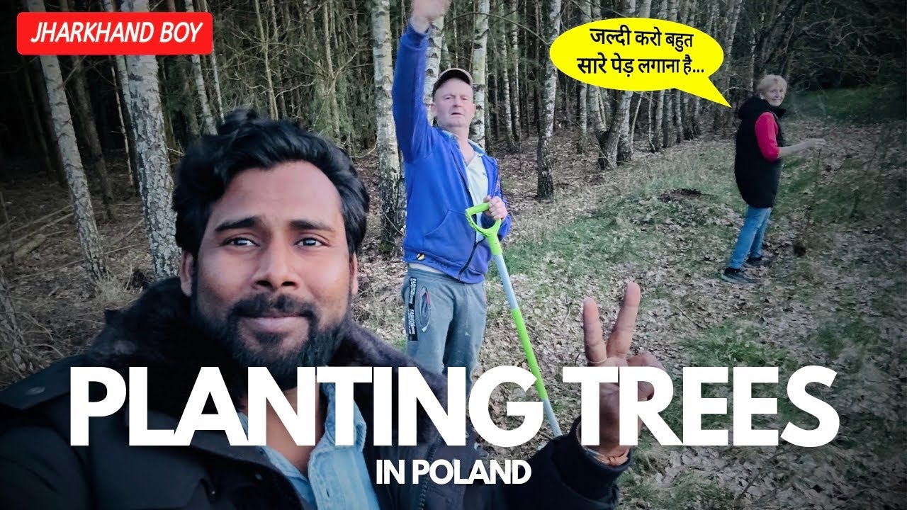 Planting Trees with Barbara Polak ❤️🌴🌲I Vlog I Watch Full Video #poland