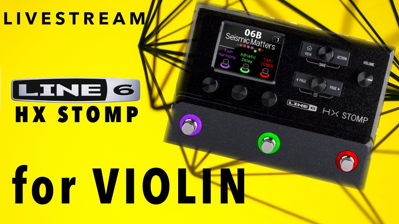 Livestream with the Line6 HX Stomp