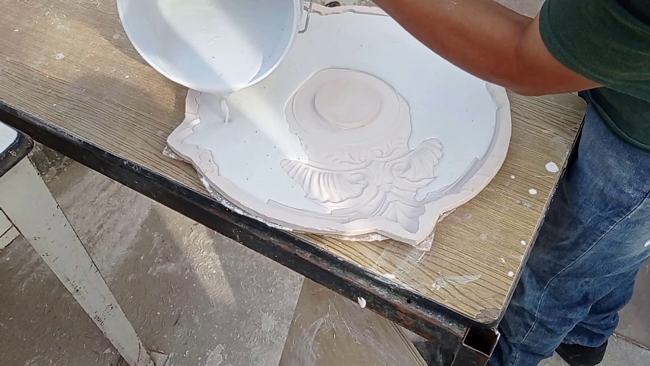 Fabricación de rosetones de yeso