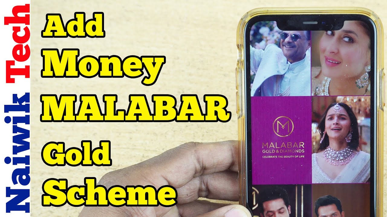 How to add Money To Malabar Gold Scheme online via Mobile app Naiwik tech