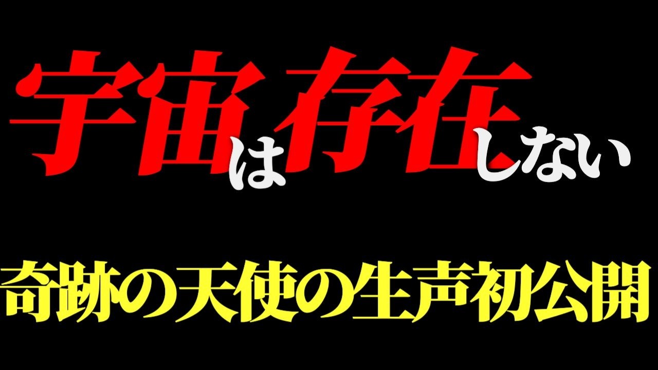 宇宙は本当は存在していない…天使の生声を初公開‼️