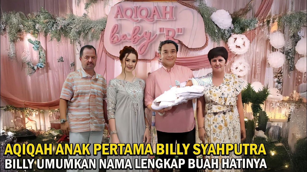 Aqiqah Anak Billy & Vika Berjalan Lancar Hari ini || Billy Resmi Umumkan Nama Lengkap Sang Anak