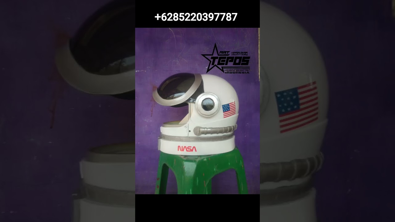 Custom helm honda TRX astronot #helmetloversindonesia  #helmsni #helmastronot #helmcustom