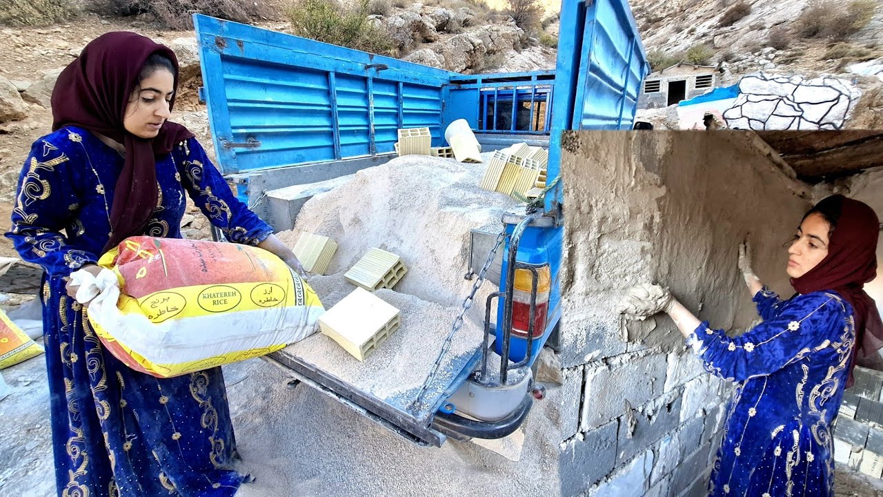 Narges is happy to see the operator's help for her house.