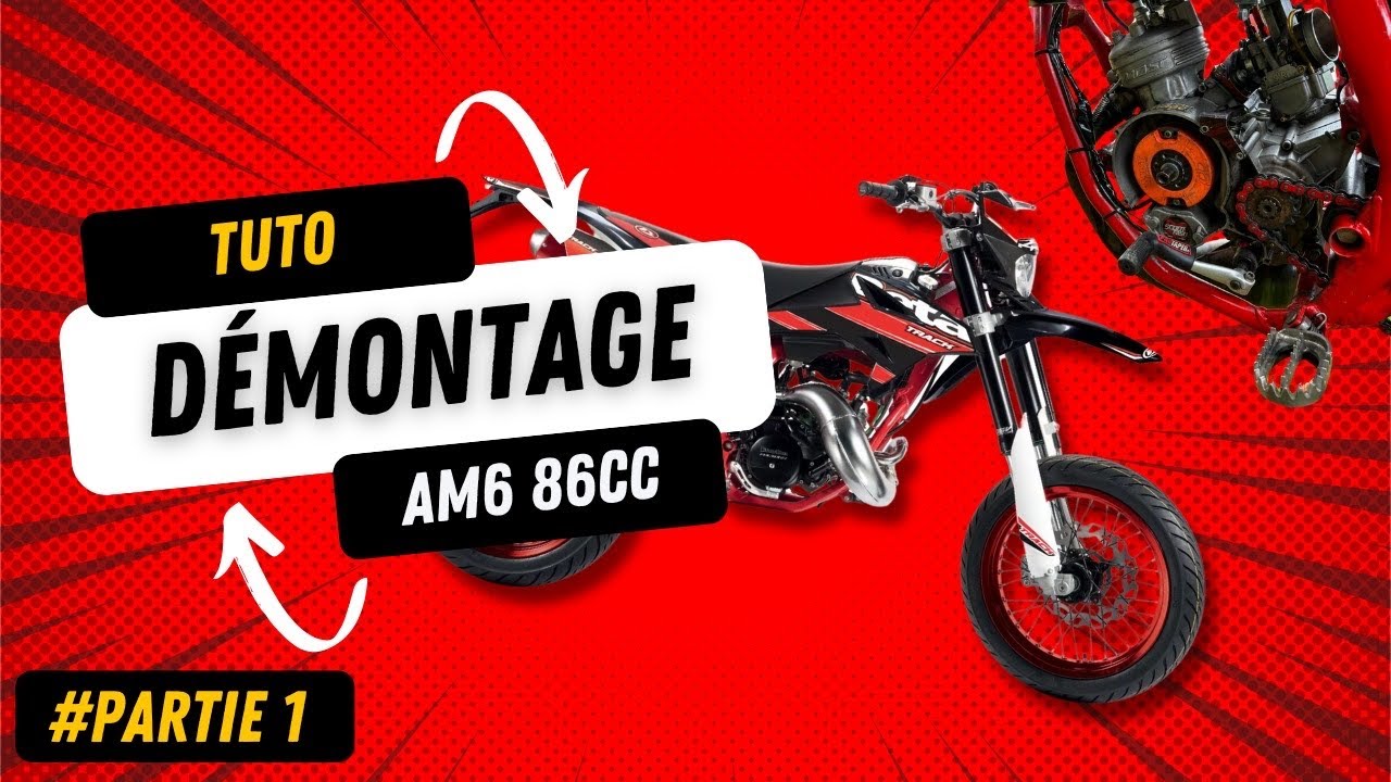 Partie 1/ tuto démontage moteur am6 en 86 most