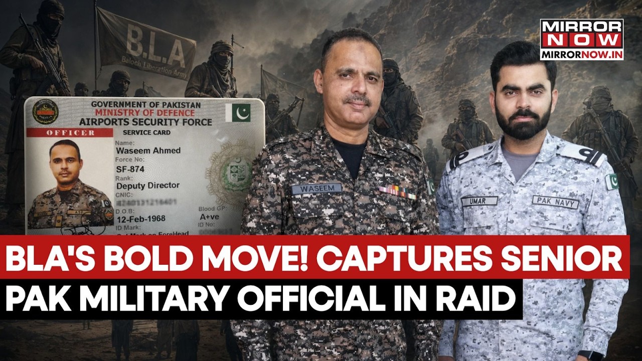 Baloch Rebels Claim Capture Of Senior Pakistani Military Officer Waseem Ahmed Sparks Shock