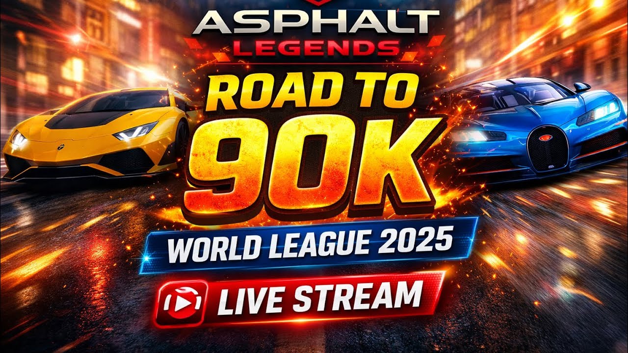 Asphalt Legends LIVE 🔥 Summer Growth Round 1 | World League 2025 | Till Rank 90K