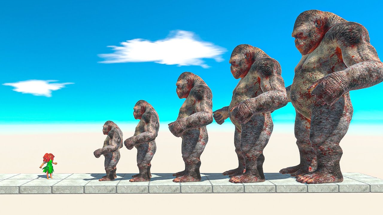 5 LEVELS OF GORO - Animal Revolt Battle Simulator