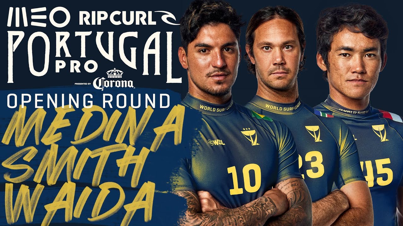 Gabriel Medina, Jordy Smith, Rio Waida | MEO Rip Curl Pro Portugal - Opening Round Heat Replay
