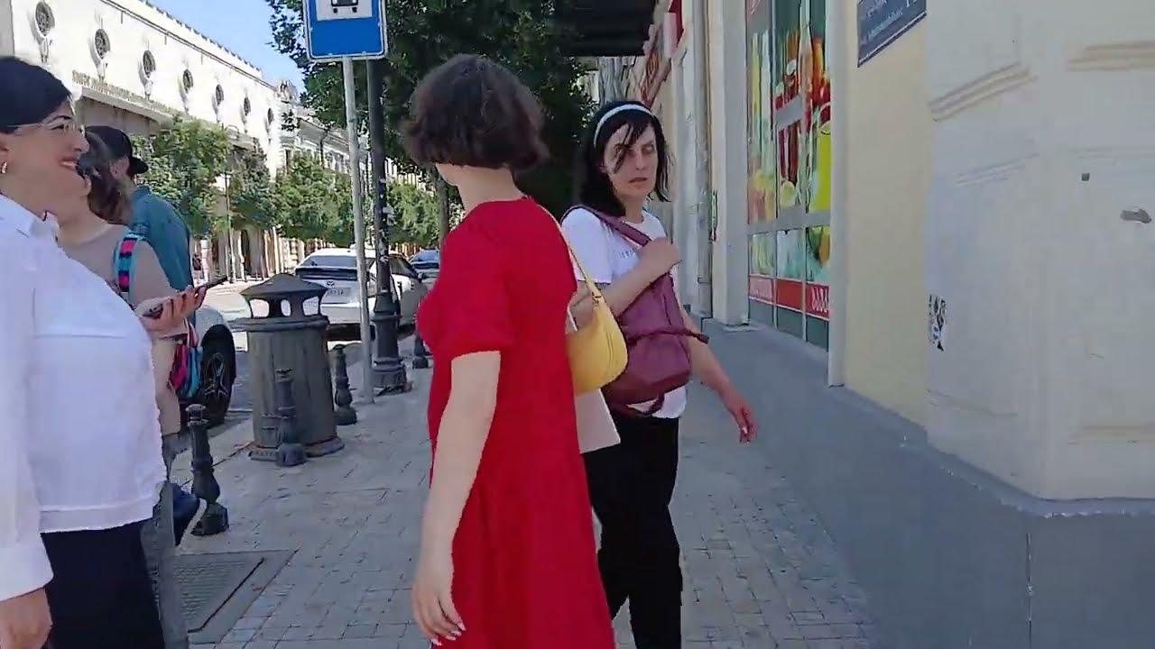 David Agmashenebeli Avenue In Tbilisi Georgia best Walking Tour , best and Beautiful Places.