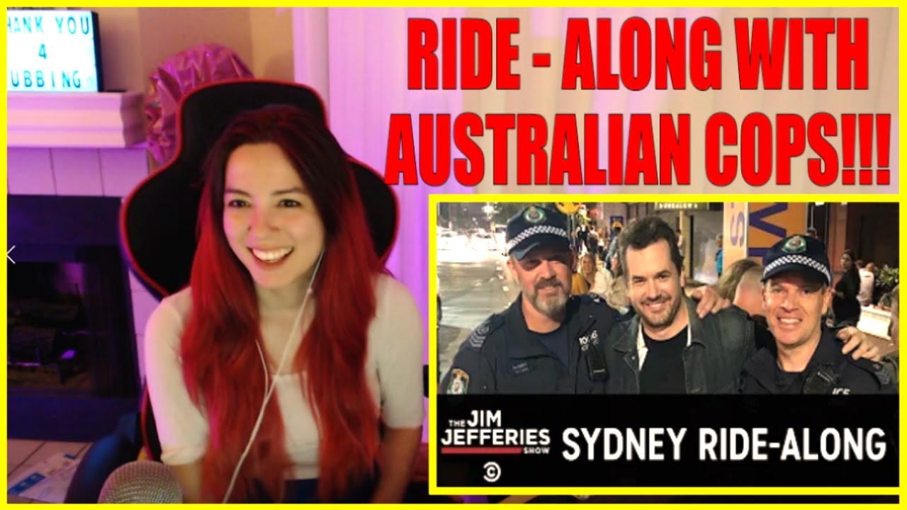 REACTION TO GOING ON A RIDE-ALONG WITH THE AUSTRALIAN POLICE - THE JIM JEFFERIES SHOW #SUBSCRIBE