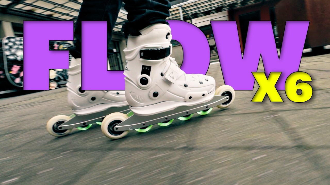 Flow Skating on the SIX-WHEEL ROKA 90/72