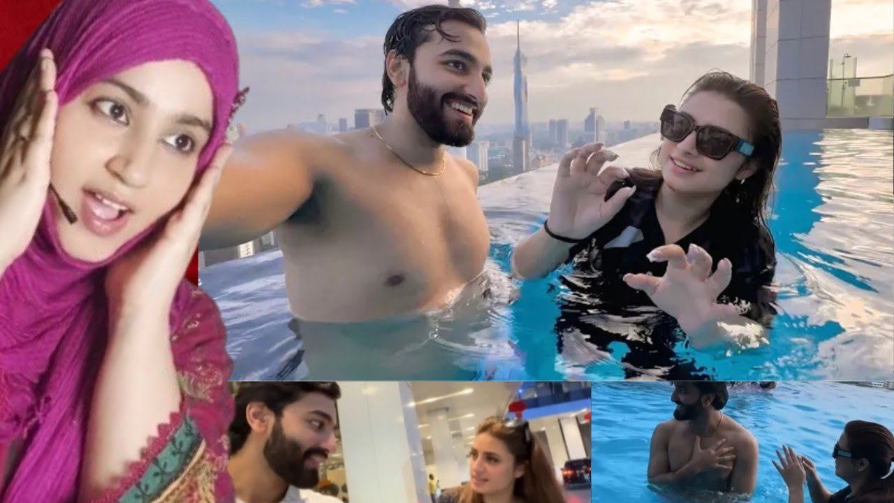 Pakistani Girl Meets Indian Boy 😲 | Arisha Ko Swimming Pool Mein Gussa Aagya | Day 4 Reaction!! 😱