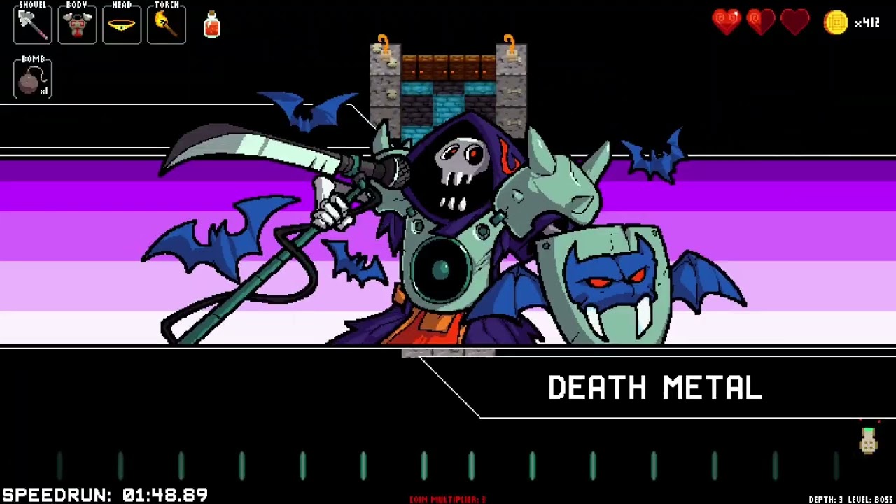 Crypt of The Necrodancer : Shovel Knight all-zones (03:31.53)