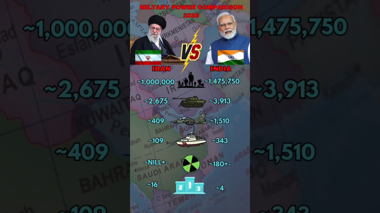 Iran vs India Military Power 2026