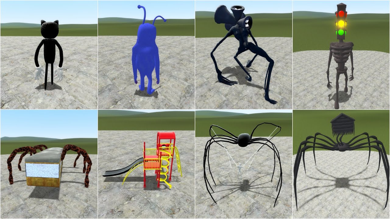 PLAYING AS SCARY TREVOR HENDERSON CREATURES in Garry's Mod!