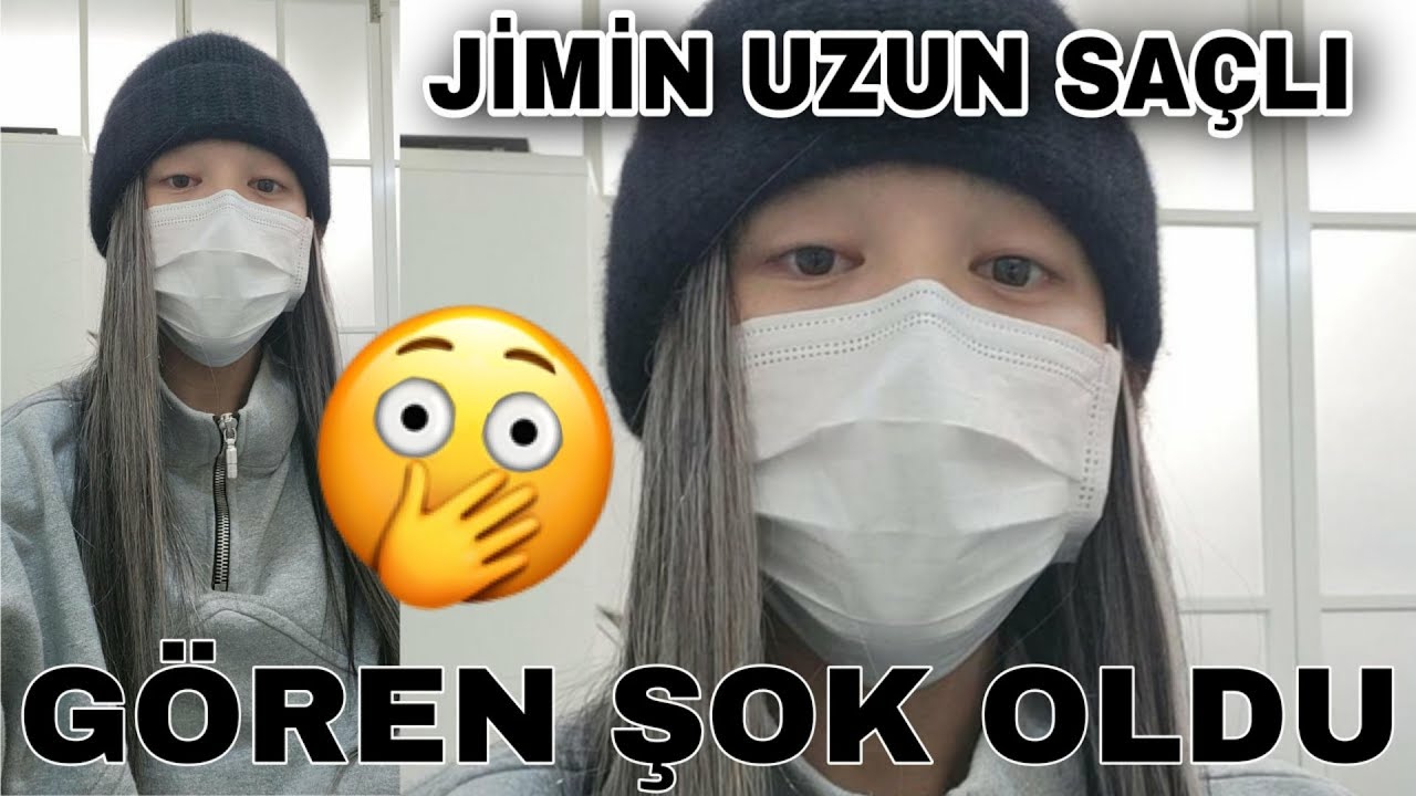JİMİN UZUN SAÇLI HALİNİ ATTI. GÖRENLER ŞOK OLDU.